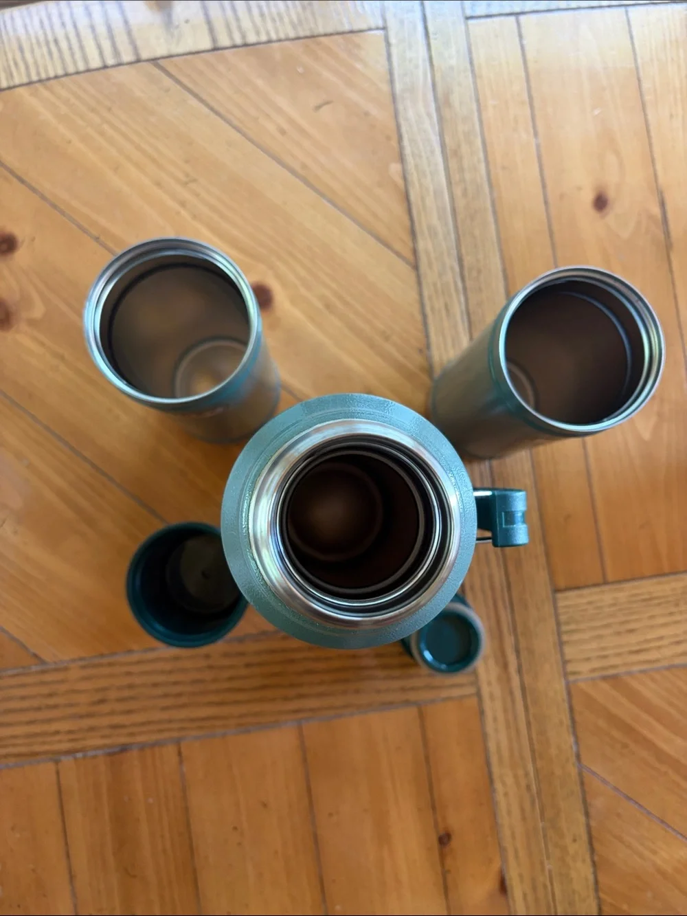 Stanley Olive Green Vacuum Bottle Set with Copper Accents - Picture 3 of 3